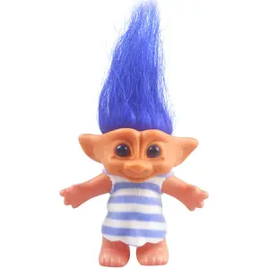 90s Vintage Lucky Troll Doll - Chromatic, Fun Collectible, Halloween Gift, Movie Figure for Play, Cake Topper (Toys & Hobbies, Dolls & Stuffed Toys, Dolls)