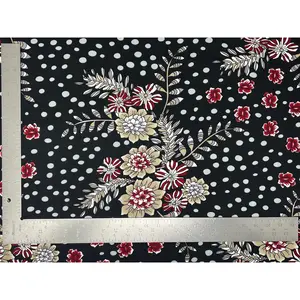 Liverpool Knit Floral Print Fabric