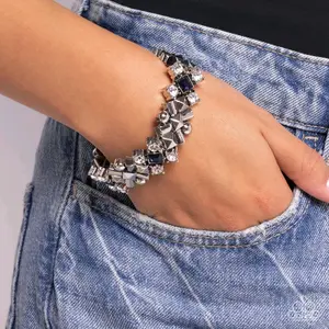 Square Service - Blue Bracelet
