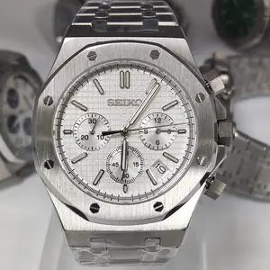 Seiko Royal Oak Chonograph Mod Watch