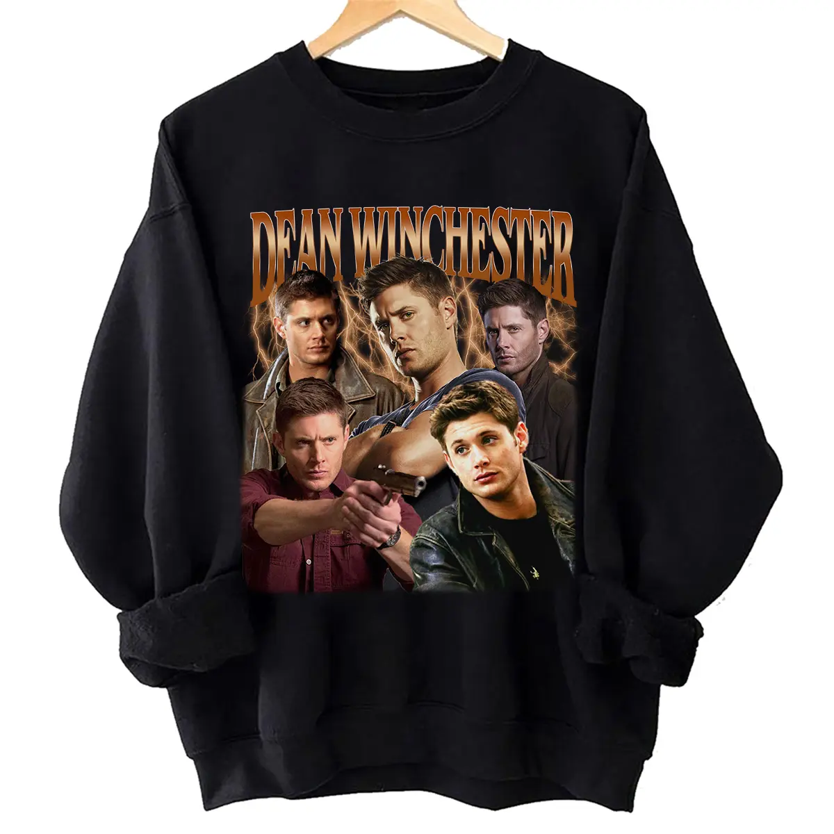 90s Dean Winchester Vintage Sweatshirt, Supernatural Fan Gift, Winchester Brothers Gift Idea, Retro Style Unisex Sweater