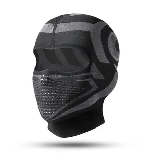 Ski Balaclava Hat Balaclava Full Face Mask High Elastic Windproof Breathable Headgear Outdoor Dustproof Mask Outdoor Motorcycle Riding Skiing Outdoor Accessories