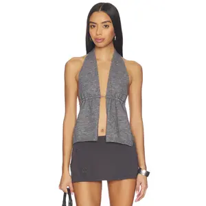 superdown Ayah Halter Top in Grey