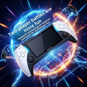 XP3500 Retro Portable Game Console - Performance Enhancement: Comes with multiple games, a 4.3-inch IPS screen-based portable game console, supports TV connection for classic video games, 14+ emulators, and 5-hour battery life