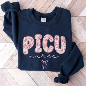 Picu Nurse T-Shirt Or Sweatshirt,  Pediatric Intensive Care Unit Nurse ,  Future Peds Nurse Pediatrics Tshirt For Nicu Nurse Tee Gifts Sleeve Unisex