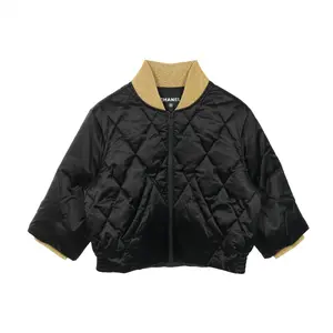 Pre-owned CHANEL Nylon Small Leather Goods Quilted Down Jacket