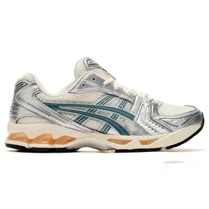 ASICS Men's Gel-Kayano 14 Birch Pure Silver Teal Gold, from StockX