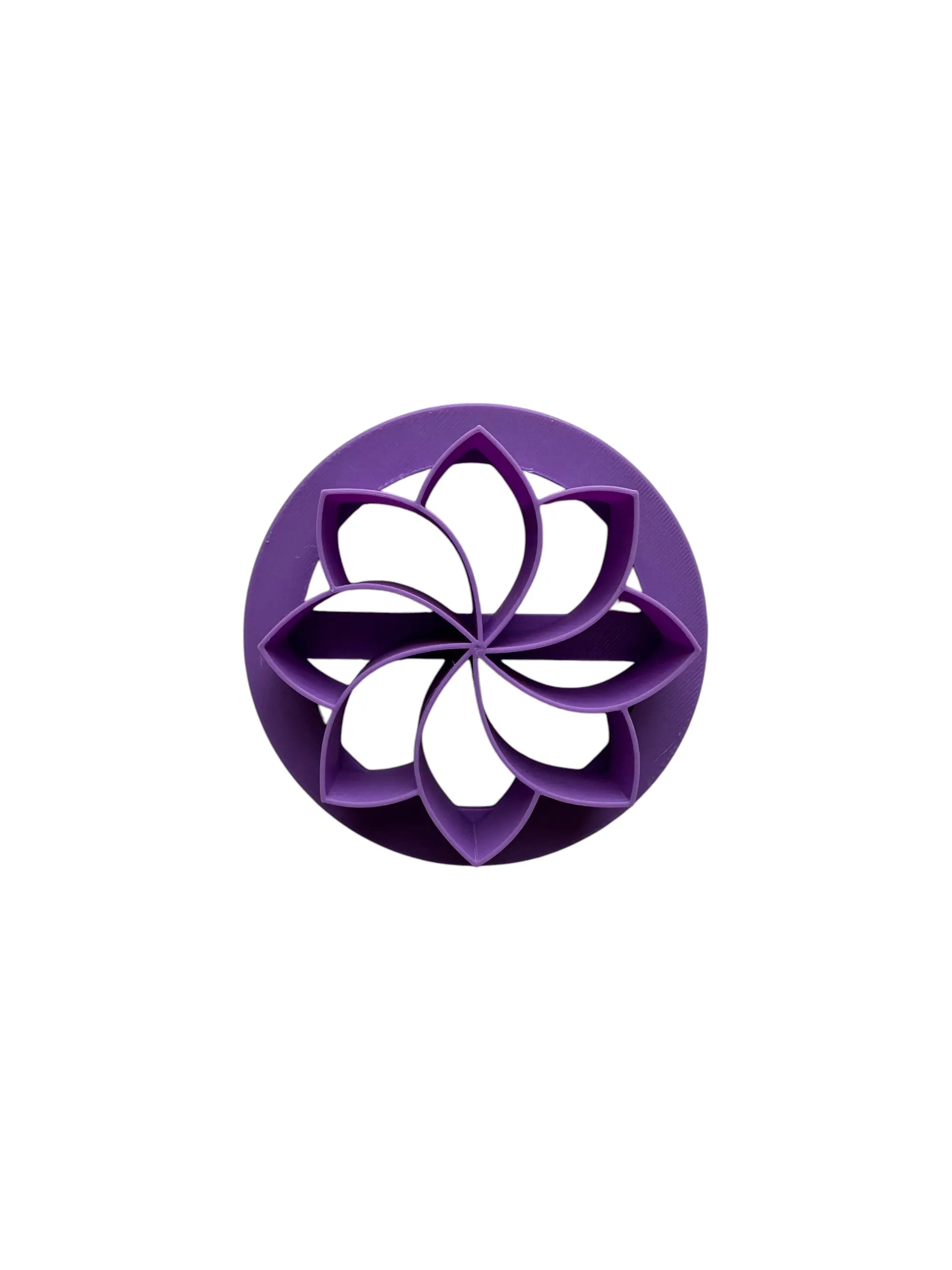 Floral Design Concha Stamp
