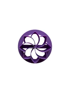 Floral Design Concha Stamp