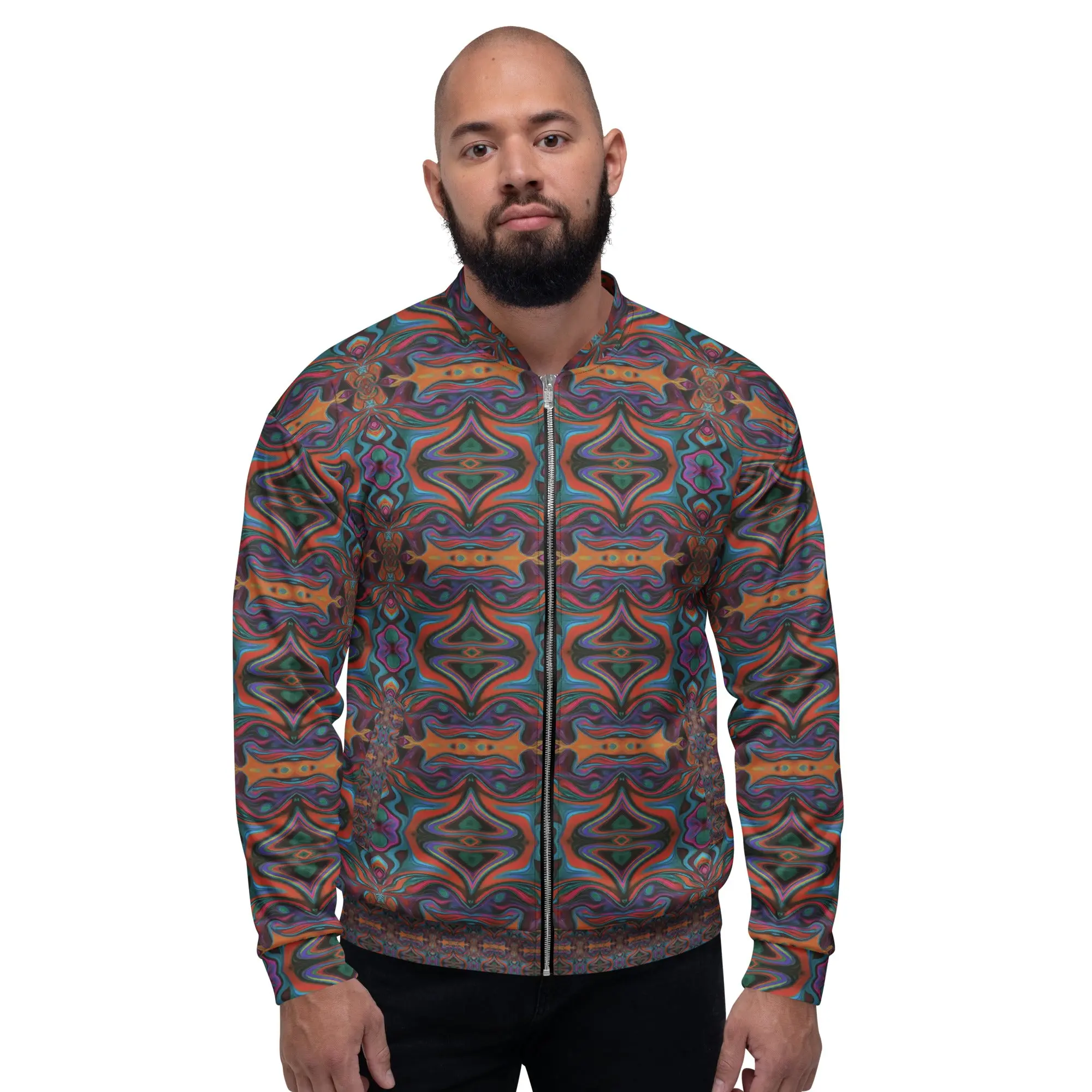 Swift Drips - Unisex Bomber Jacket - BRN