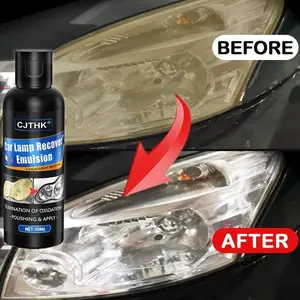 Car Headlight Oxidation Remover Multipurpose Polishing Repair Paste Stubborn Oxidation Haze Eliminator Scratch Repair Wax Anti Aging Long Lasting Protective Coating