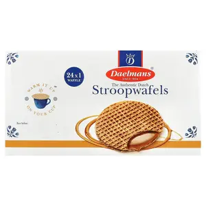 Daelmans Stroopwafels, Caramel, 24 Waffles, 1.38 oz (39 g ) Each