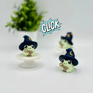 Whimsical Wizard Frog Fidget Clicker