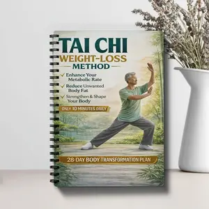28-Day Tai Chi Weight Loss Program: 10 Mins/Day to Boost Metabolism, Burn Unwanted Fat & Shape Your Body, Improve Balance & Stability, Boost Vitality & Daily Fitness | Beginner Friendly