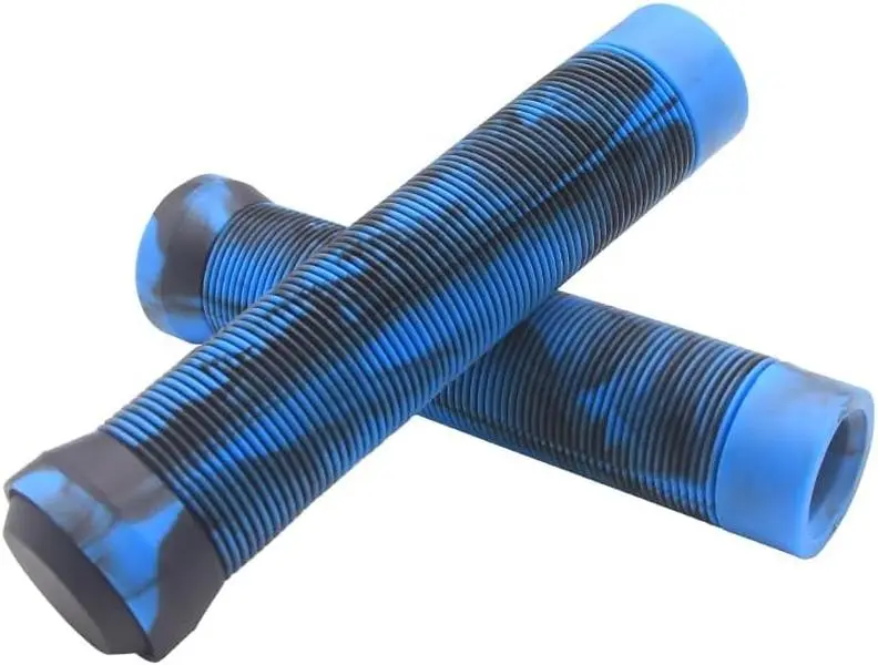 Bike Handlebar Grips, Rubber Bicycle Grips Soft Cycling Grips Non-Slip Bike Handles Grips for Pro Stunt Scooter Bars and BMX Bikes Bars