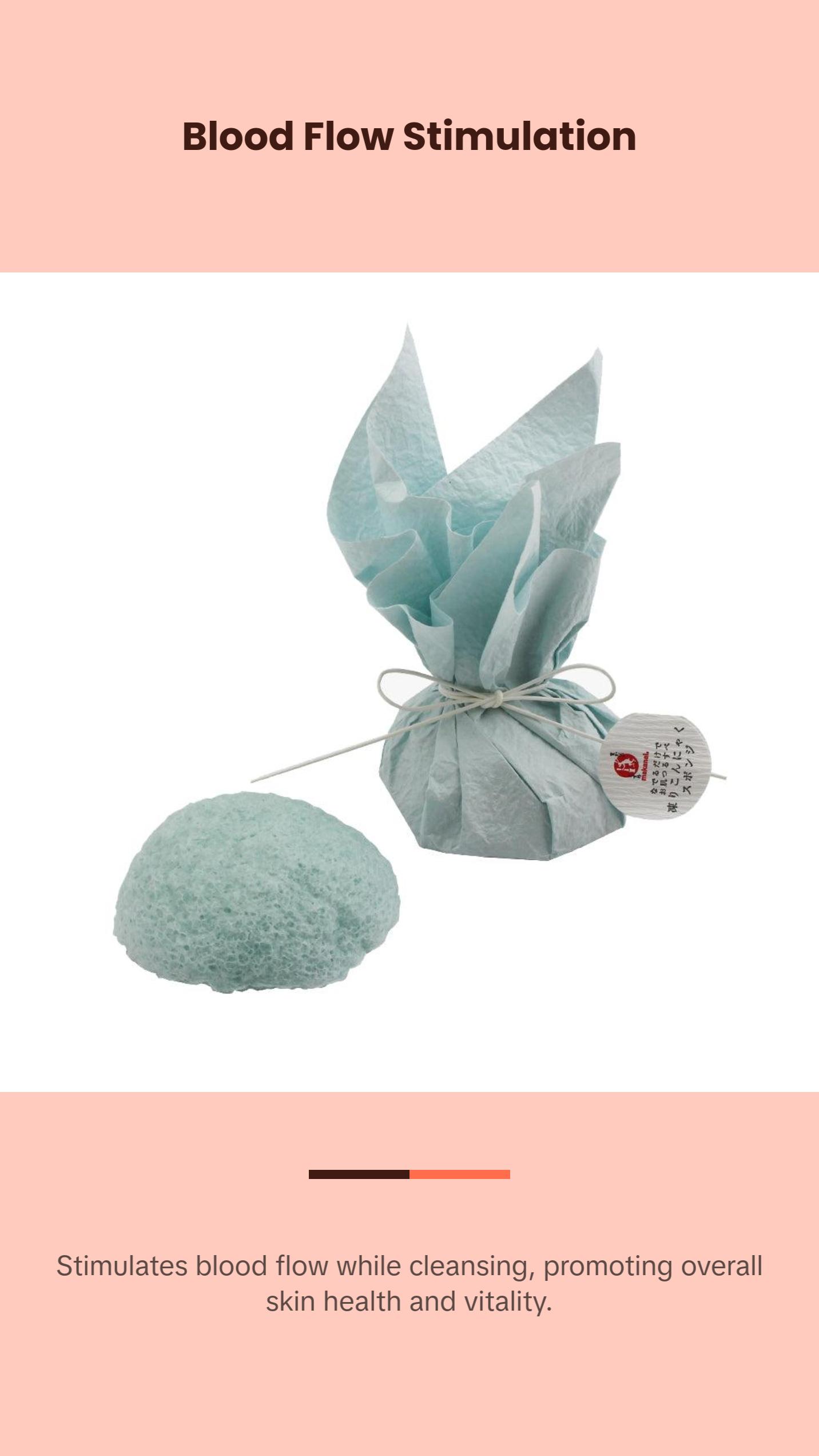 Handmade Pure Konjac Sponge - 100% Natural Pure Konjac Cleansing Sponge to Smooth and Exfoliate