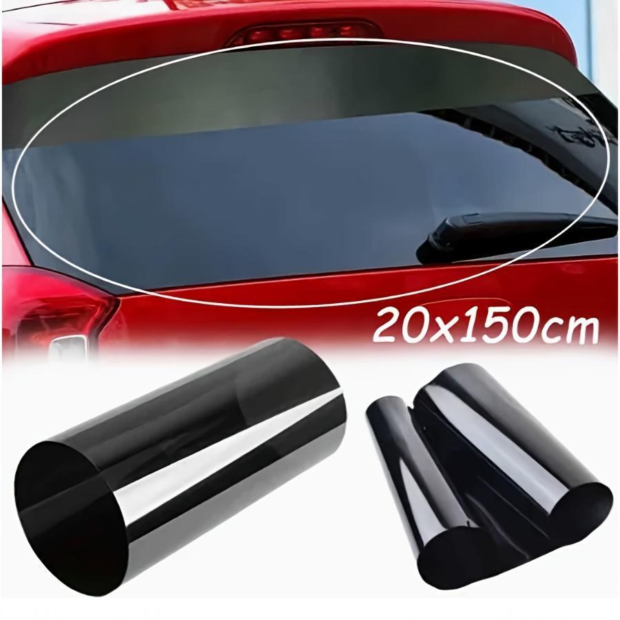 Fit Front Windshield Window Film - 5% Light Transmittance PVC UV Protection & Glare Reduction, Sun Shield & Heat Filtering Car Accessories for Most Vehicles, Tinted Appearance | Durable Adhesive