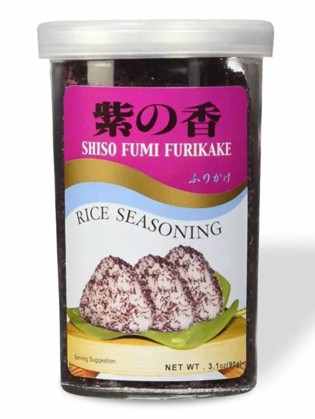 Ajishima Shiso Fumi Furikake Seasoning, 3.1oz - Aromatic Flavor, Savory Herbal Notes, Tangy Mix with Dried Shiso Leaves - Onigiri, Noodle, Rice Cooking Staple Herb & Spice