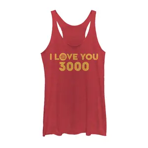 Women's Marvel I Love You 3000 Arc Reactor Racerback Tank Top