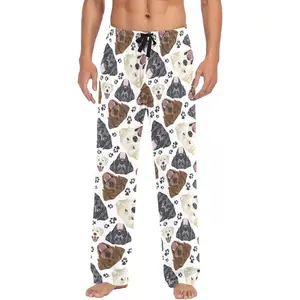 Men's Labrador Dog Pajama Pants Cotton Soft Comfy Sleep Lounge Pants Pjs Bottoms