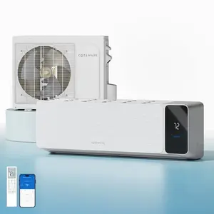 【Two packages】Cozeware 12K BTU 115V/230V Mini Split Air Conditioner Heat Pump 20 SEER2 Inverter Compatible with Wifi Alexa Cools Up to 750 Sq Ft for Living Room Bedroom Study Loft Garage