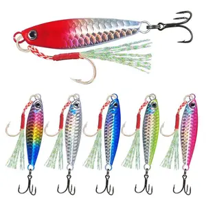 6pcs Fishing Lures Fishing Gear Jig Fishinglure 0.25 | 0.35 | 0.5 | 0.7 | 0.88oz Spoon Lures Sinking Metal Spoons Jigging Bait swimbaits for Bass Trout Tuna Kingfish Snapper Cobia Tackle Box Freshwater Saltwater