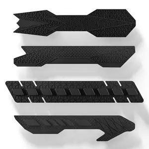 1PC Bicycle silicone chain protection sticker, lower pipe protection chain sticker, lower fork sticker, anti scratch sticker for mountain road vehicles Bicycle Accessories Mountain Bike