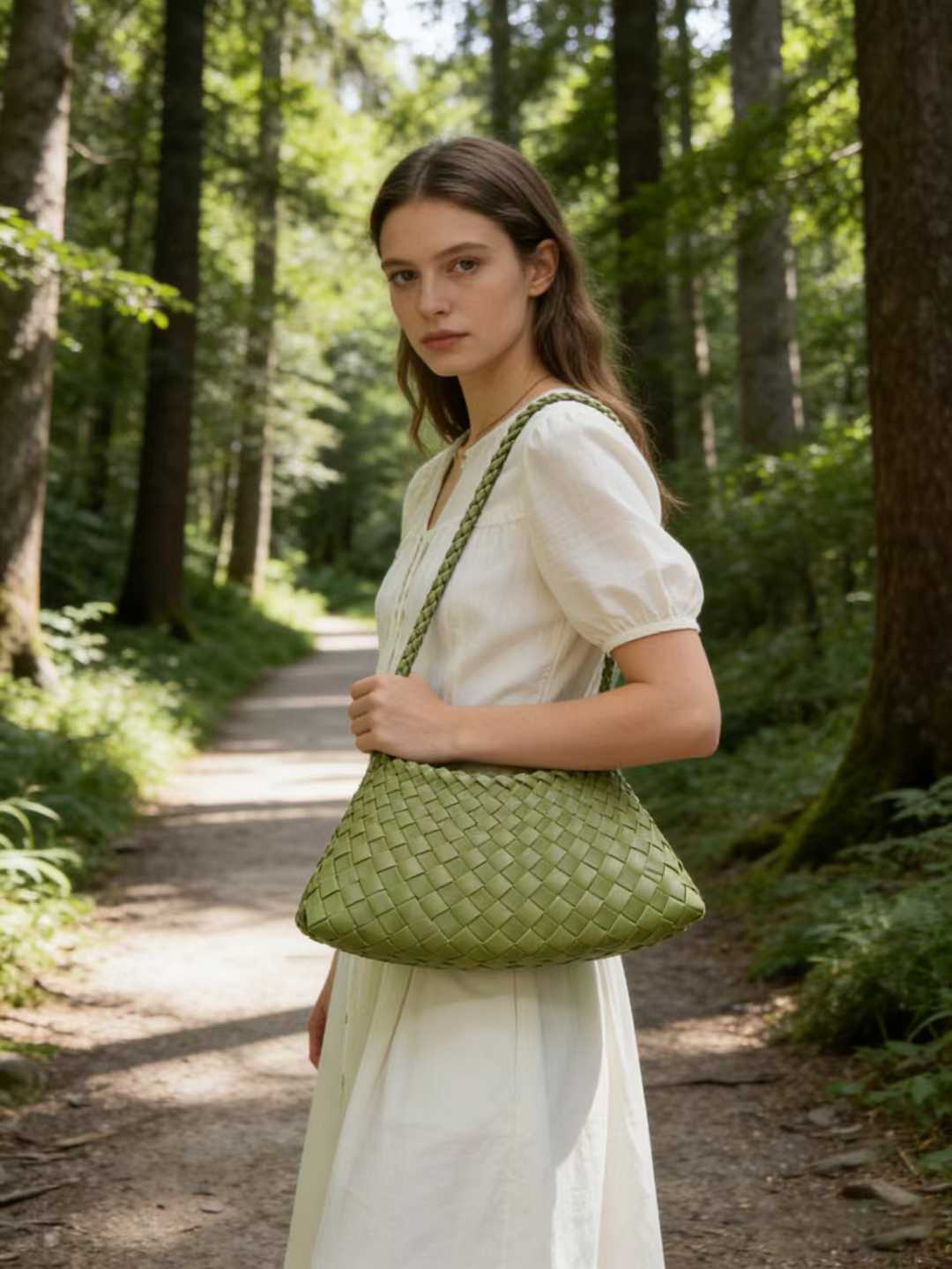 Women's 6253 Hand-made Handwoven Vegetable Basket Bag, 2026 New Chic Everyday Bag, Stylish Option for Women
