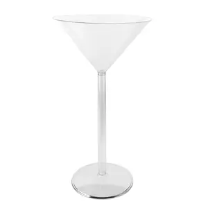 Plastic Large Martini Glass Disposable Cup, 18-Inch