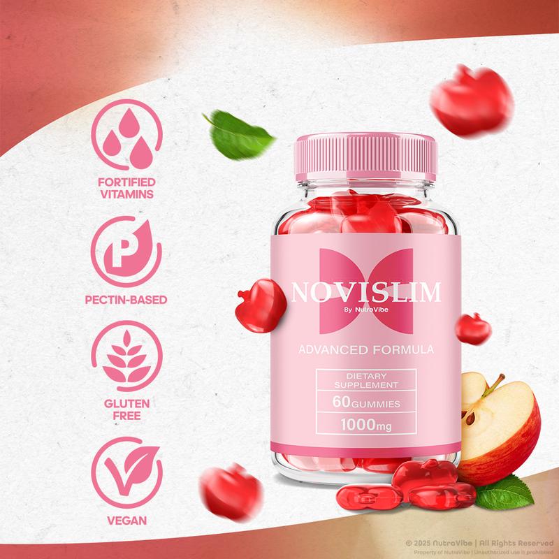 Novislim - Advanced Formula 1000mg Gummies with Natural Ingredients for Health & Wellness