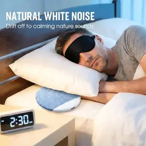 Ultra Thin Bluetooth Pillow Speaker for Sleeping, Wireless Under Pillow Sleep Speaker with White Noise, Private Listening, No Headphones, Bedtime Music & Audiobooks, iOS Android Compatible