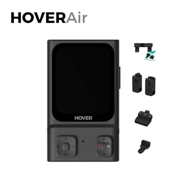 HOVERAir Beacon & Joystick Set, Lightweight Drone Controller with 1.78-Inch OLED Display | Up to 1 km Transmission, One-Handed Control, Quick Return