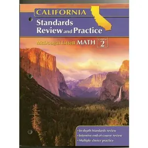 USED-Math, Grades 6-8 Review and Practice (Student) Course 2: Mcdougal Littell Middle School Math California (Mid Sch Math 08/10) by ML (Paperback)