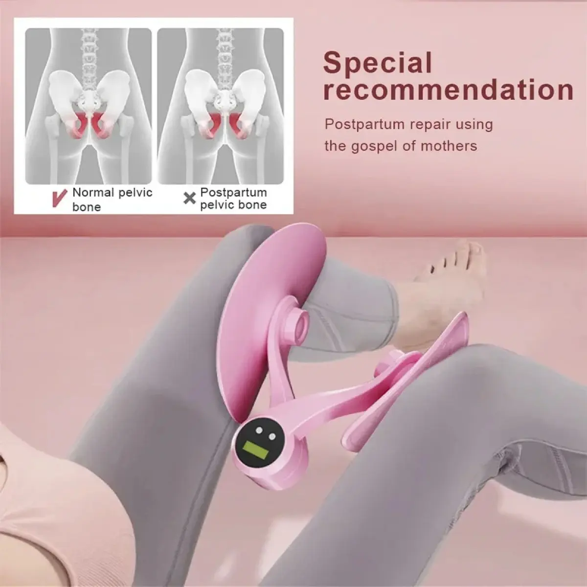 Secret Booty Builder! Adjustable Pelvic + Thigh Trainer  Stop Leaks & Sculpt Legs Leg Sculptor w/ Smart Counter !  #PelvicHealth #HomeGym Postpartum Repair Healthcare