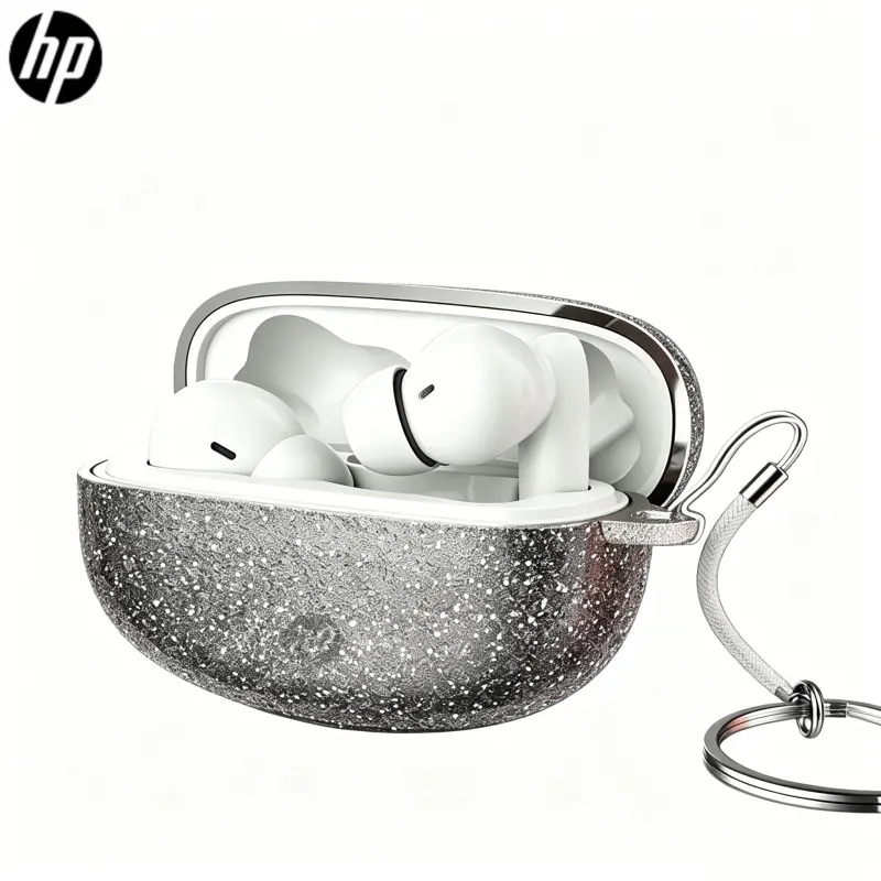 Hp H10i True Wireless TWS Earbuds, Comfortable Noise Cancellation, Ipx4 Waterproof, Hi-Fi Sound Quality, Touch Control, Long Battery Life, Stereo