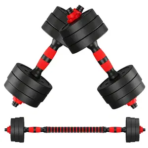 Adjustable Dumbbell Set, 44 Lbs Weights Dumbbells Sets,Barbell Weight Set with Connector, Workout Strength Training Equipment for Men Women Home Gym