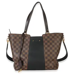 Canvas Damier Ebene Taurillon Jersey Tote