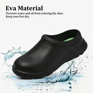 Unisex Non-Slip Work Clogs | Waterproof Chef Shoes & Nursing Mules | Garden Slippers
