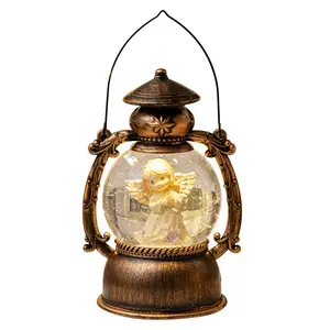Angel Christmas Lanterns, Glowing Snowball Ornaments, Rotating Shiny Christmas Lamps, Perfect Holiday Gifts & Decorations