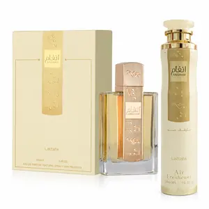 Lattafa Angham + Air Freshener - Citrus, Lavender, Musk, Amber, Vanilla - Eau de Parfum Long-Lasting Fragrance for Unisex, 3.40 Ounce / 100 ml