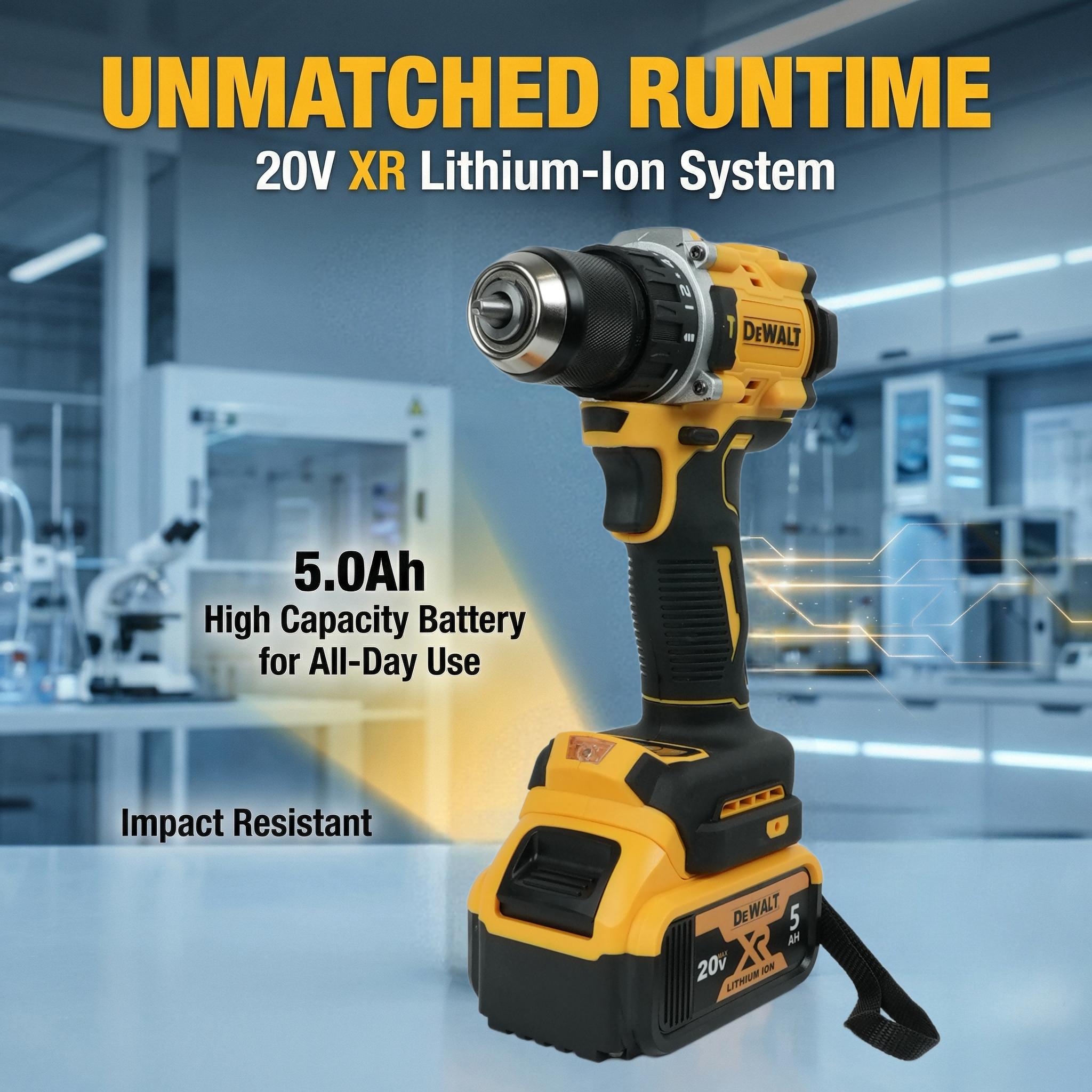 DEWALT DCF805 20V Cordless Impact Driver tool kit set