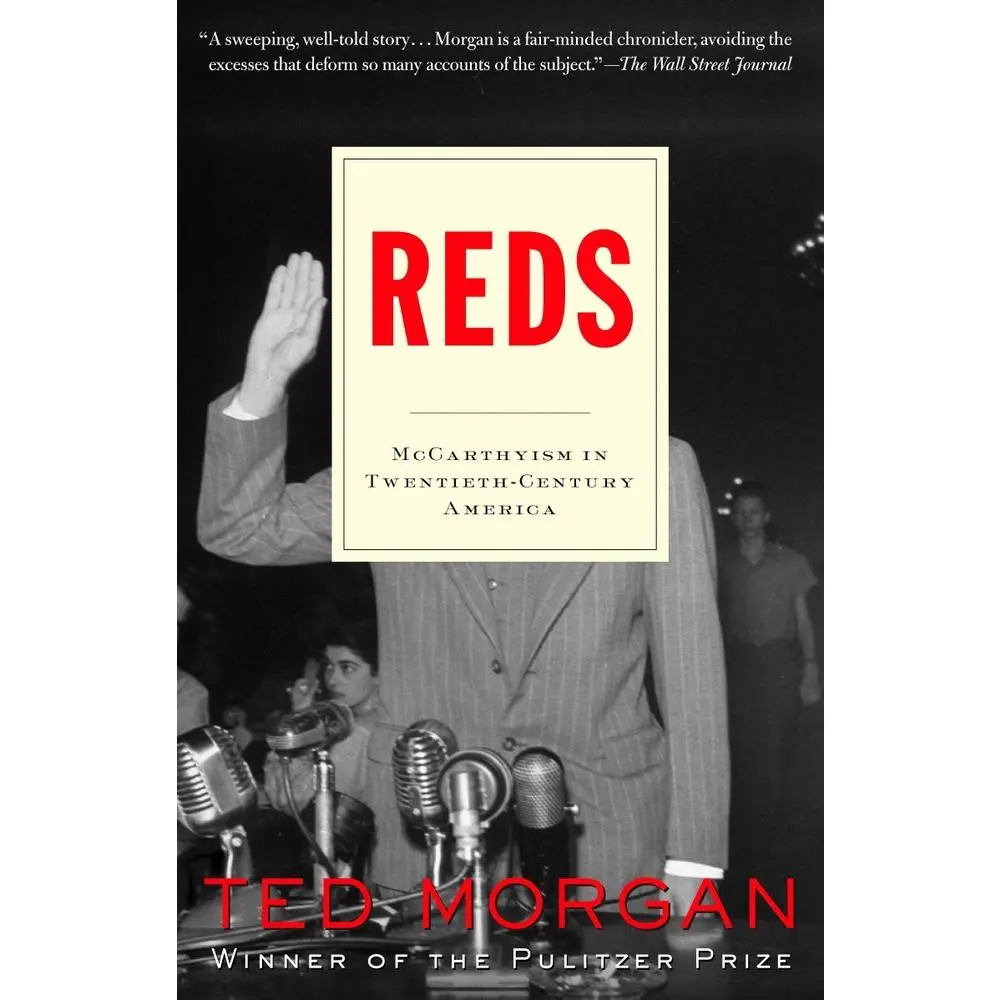 USED Book - Reds: McCarthyism in Twentieth-Century America by Ted Morgan (Paperback, English) - History of Joseph McCarthy, Red Hunter, Espionage & Communism