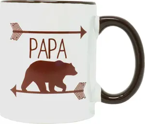 Funny Guy Mugs Papa Bear Ceramic Coffee Mug - 11oz - Ideal Funny Coffee Mug for Women and Men - Hilarious Novelty Coffee Cup with Witty Sayings