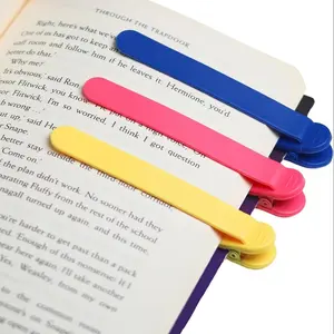 Silicone Reading Bookmark, 3 Counts/set Creative Book Page Holder, Book Accessories for Home School Office