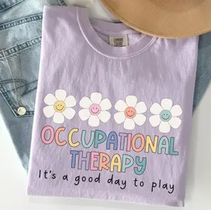 New black Occupational Therapy Shirt, Occupational Therapy group shirts, OT Shirts, OTA Shirts, Retro Occupational Therapy Shirt , Good day to play