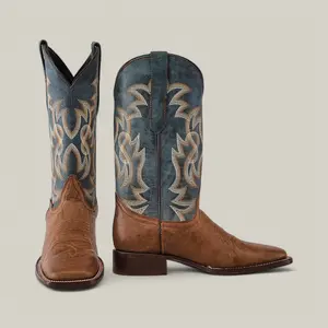 Bart - Cinnamon - Square Toe Mens Boots