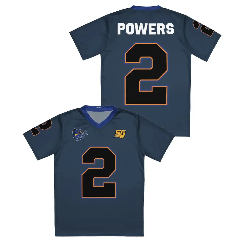 Chad Powers #2 Football Jersey, Navy South Georgia American Football Fan Shirt, Sportswear Top, Game Day Apparel Gift