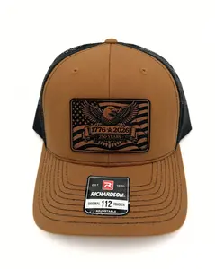 United States 250th Anniversary - Custom Leatherette Patch Hat