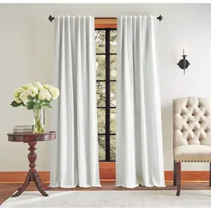 84"x37" Martha Stewart 2pk 95" Spellbound Lined White