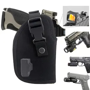 Molle Outside Waistband Gun Holster Optic Ready Holster Compatible with Medium Full Size Handgun with Laser Light Mounted